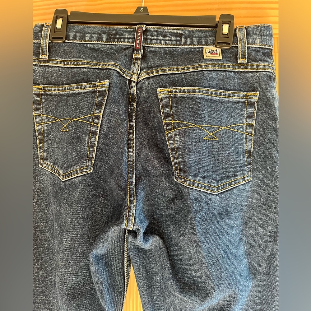 Cruel Jeans Low Rise Slim Size 9 Xtra Long - Picture 3 of 7